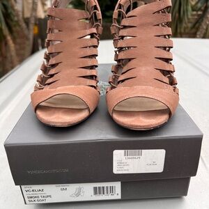 Vince Camuto Women's Taupe Strappy Heels